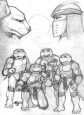 Another off-the-top-of-the-head sketch. Ninja Turtles! COW-A-BUNGA!